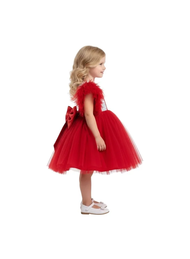 Bidani  Sparkle Red Party Dress for Women | Best Price UAE
