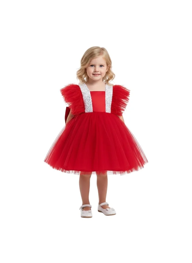 Bidani  Sparkle Red Party Dress for Women | Best Price UAE