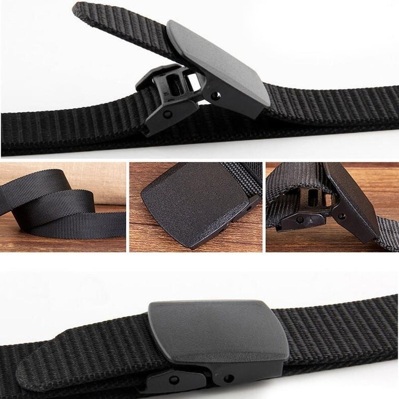 Başkent Çanta Başkent Bag Anti-Allergic Tactical Style Children's Cloth Belt with Plastic Buckle  - Image 2