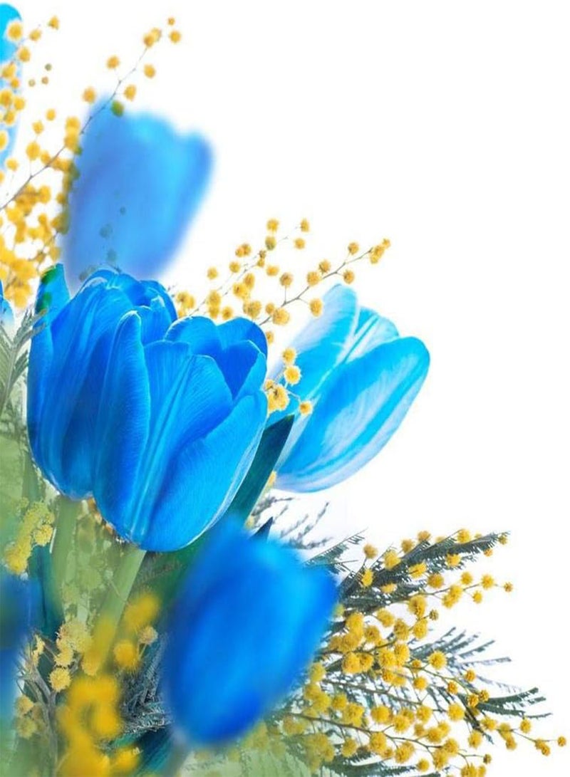 جي جوت 20 قطعة من بذور توليب أزرق، صنف نادر من الزهور المزخرفة للحديقة، زهور الربيع، باقة زينة للمناظر الطبيعية، سهلة العناية بها، زراعة خارجية - Image 2