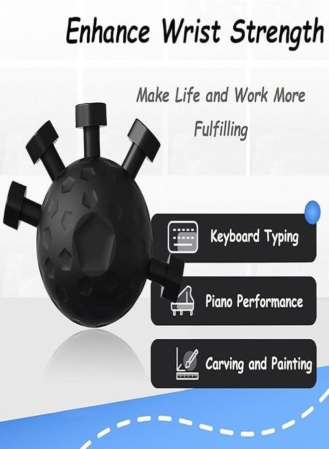 DRODRM Hand Grip Strengthener,Ultimate Finger Exerciser Strength Trainer Exercise Ball Hand Strengthener Hand Balls Workout Equipment for Men & Women (MULTI) - Image 2