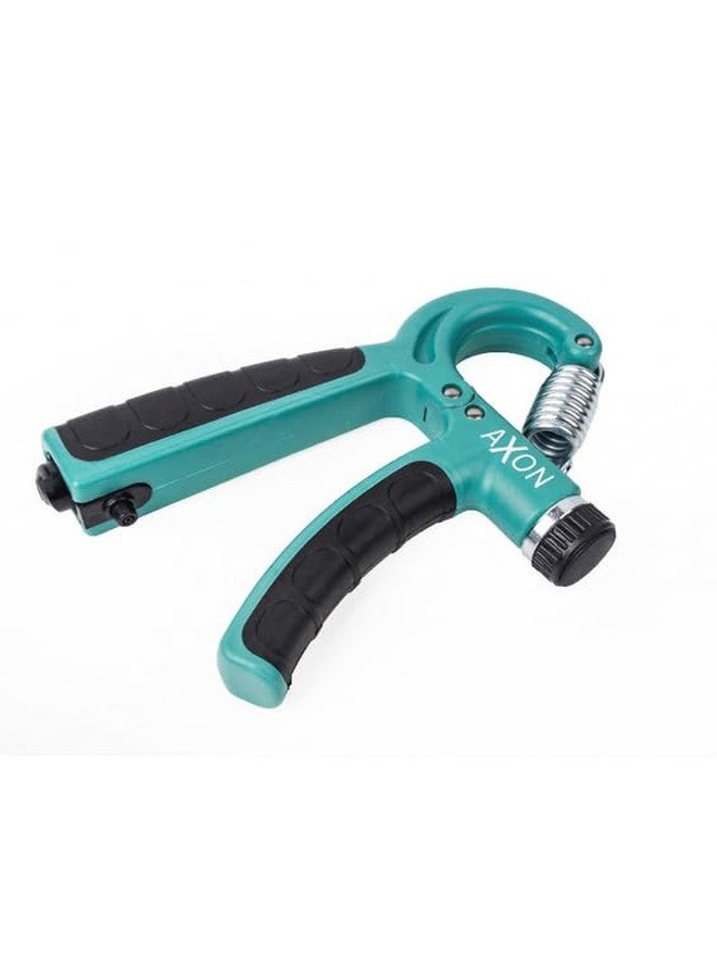 AXON Adjustable Hand Gripper with Digital Counter | 560kg Resistance | Heavy Duty Spring | Antislip Grip | Forearm Strengthener for Gym Home Use | Green - Image 5