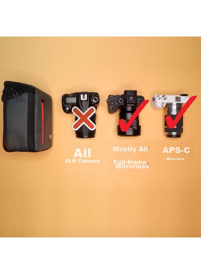 Saiteng Saiten Bd19c حقيبة كاميرا مزدوجة الحجرة ببطارية واحدة من نوع Micro Four-thirds، سهولة الوصول والتنظيم، كاميرا واحدة وعدسة واحدة - Image 4