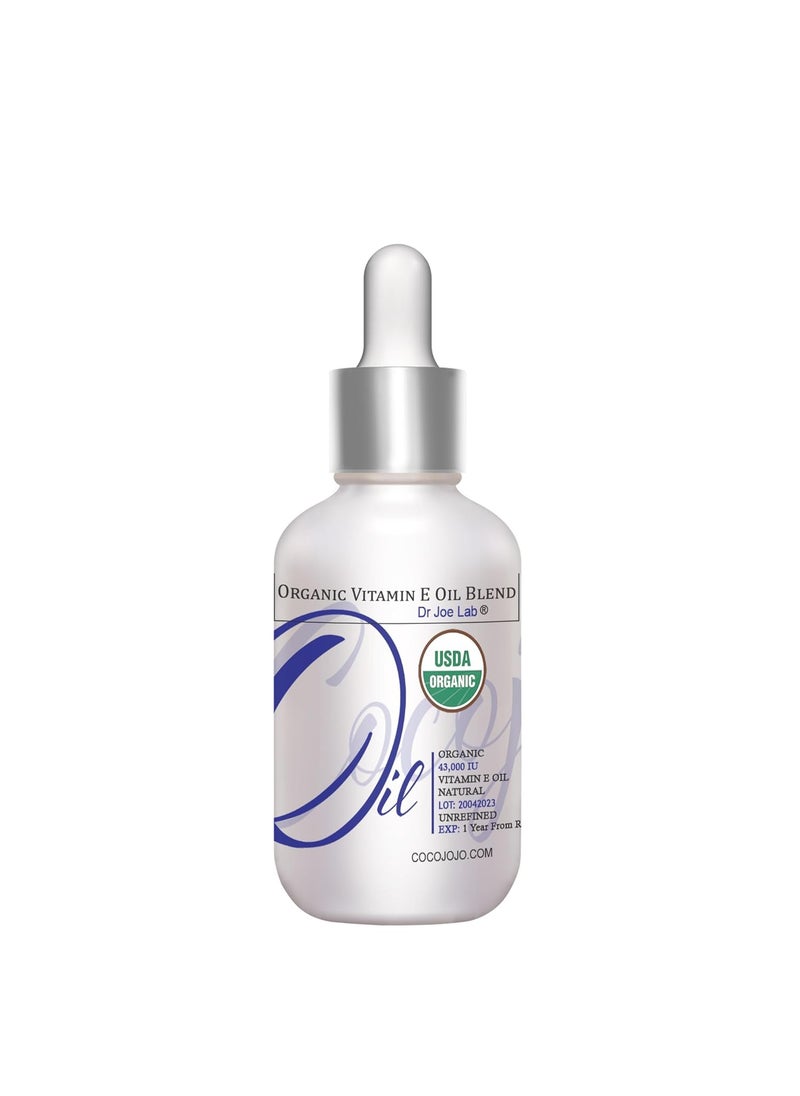 Dr Joe Lab - Dr Joe Lab Vitamin E Oil for Skin Organic Vitamin E Oil for Hair Face Liquid Vitamin E Vitamin E Body Oil 100 Pure Natural Cold Pressed Unrefined Moisturizes  Nourishes Non GMO  1 Oz - Image 1