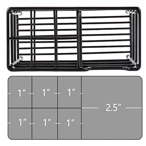 Wbbog Stainless Steel Toothbrush and Toothpaste Holder for Bathroom – 7-Slot Black Organizer, Space-Saving Hygienic Storage with Modern Design for Countertop - Image 3