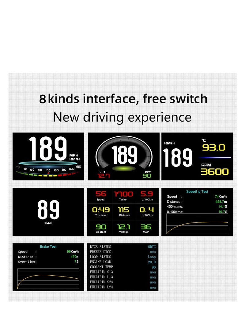 GULFLINK Head Up Display(HUD) Vehicle Speed Meter P12