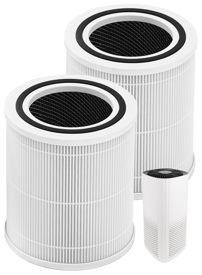 HOMFILBIT 2 Pack APF-H13 Replacement Filter for MaxLite AP215SF1 & AP215SF2 Air Purifier, 3-Stage Filtration, H13 with High-efficiency Activated Carbon and Pre-Filter, Model APF-H13 - Image 1