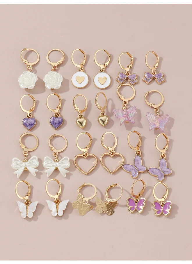 Take Two Take Two Set of 12 - Assorted Pendant Earrings