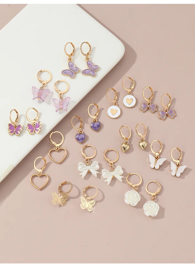 Take Two Take Two Set of 12 - Assorted Pendant Earrings