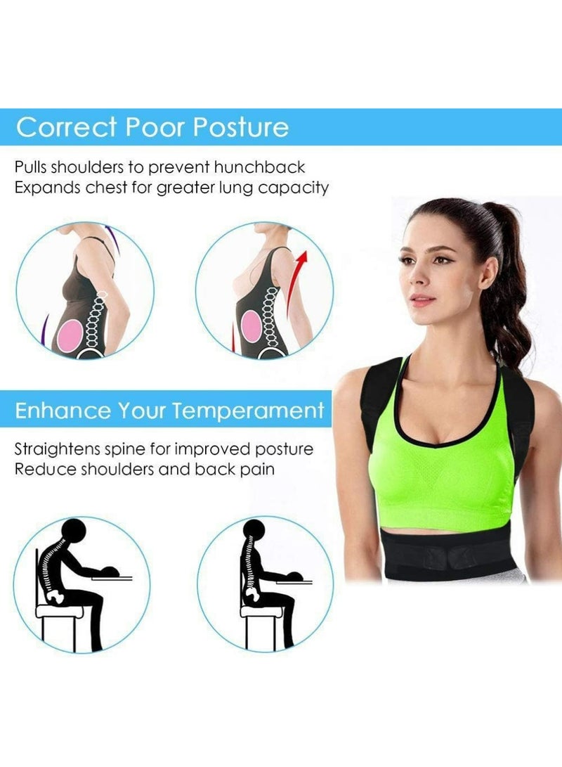 LLASIDO The Back Belt For Posture Correction And Shoulder Straightening Is Made Of Strong, Breathable Material That Is Comfortable To Wear For Men And Women - XL - Image 5