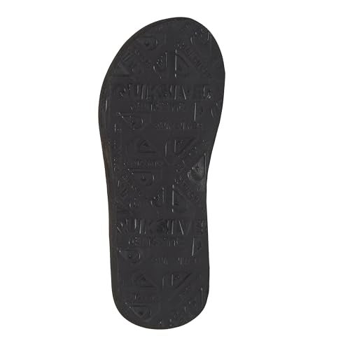 Quiksilver Boy's Carver Suede Fixed Strap Flip Flop Youth Sandal, Demitasse-Solid, 1(32) M US Little Kid - Image 5
