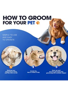 DSP ® Dog Clippers for Grooming Dog Grooming Clippers 3-Speed Low Noise Dog Hair Clippers for Small & Large Dog  - Image 4