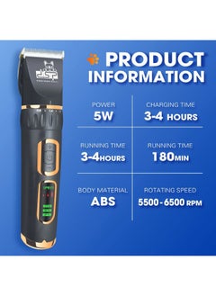 DSP ® Dog Clippers for Grooming Dog Grooming Clippers 3-Speed Low Noise Dog Hair Clippers for Small & Large Dog  - Image 5