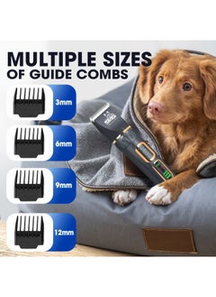 DSP ® Dog Clippers for Grooming Dog Grooming Clippers 3-Speed Low Noise Dog Hair Clippers for Small & Large Dog  - Image 3