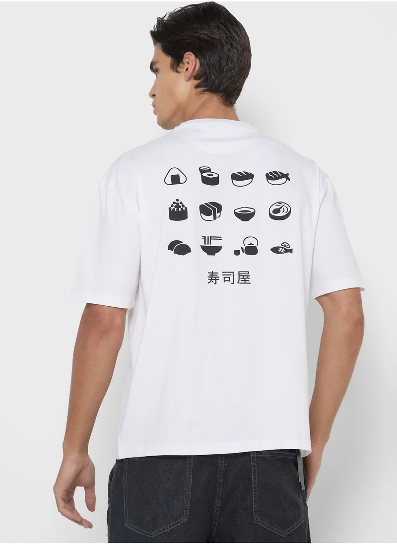 سفنتي فايف Casual Oversized T-Shirt