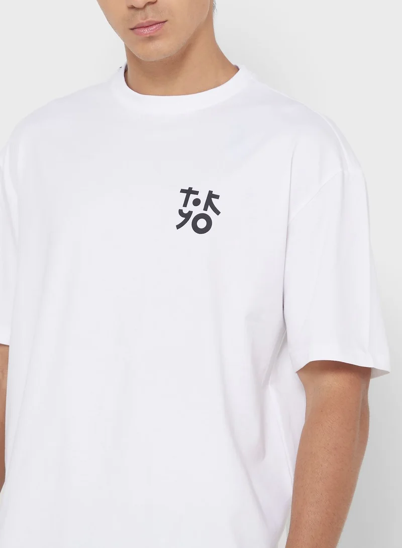 سفنتي فايف Casual Oversized T-Shirt