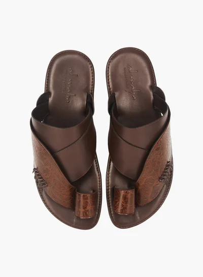 Al Waha Men's Arabic Sandals with Toe Loop - Ramadan Collection