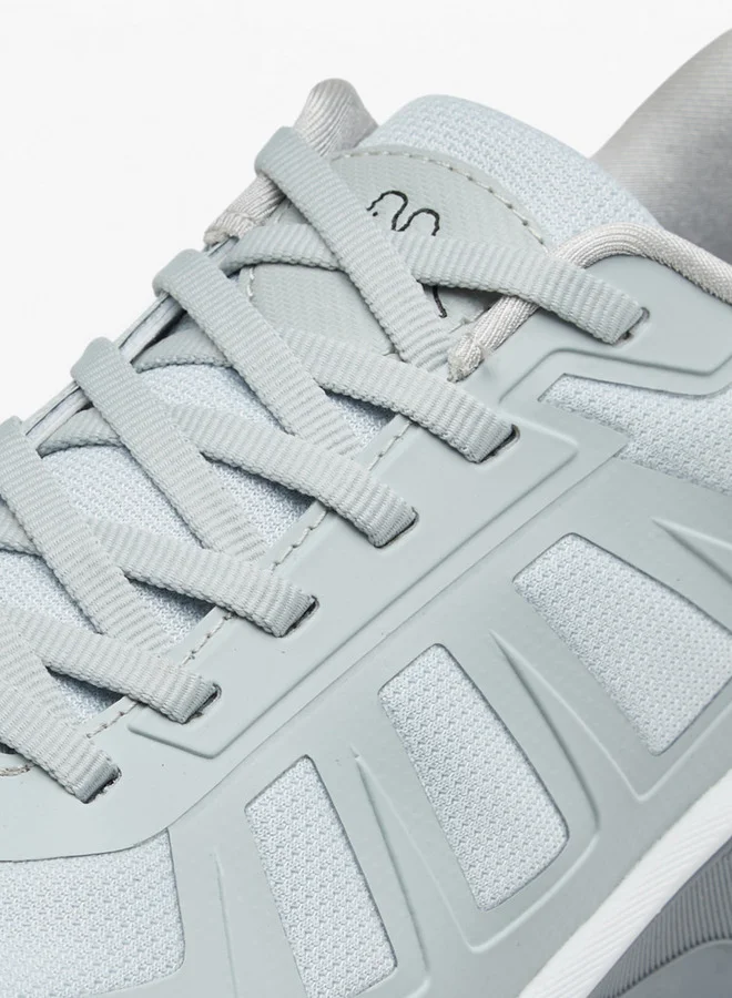 Kappa Women's Textured Lace-Up Sports Shoes