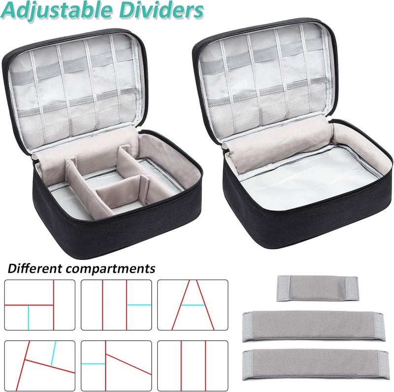 YOUBDM Electronics Organizer Travel Cable Organizer Bag Waterproof Portable Digital Storage Bag Electronic Accessories Case Cable Charger Organizer Case - Image 4
