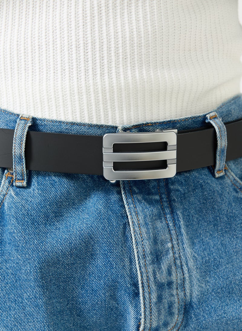 روبرت وود حزام رسمي جلد طبيعي مقاس حر - Image 5