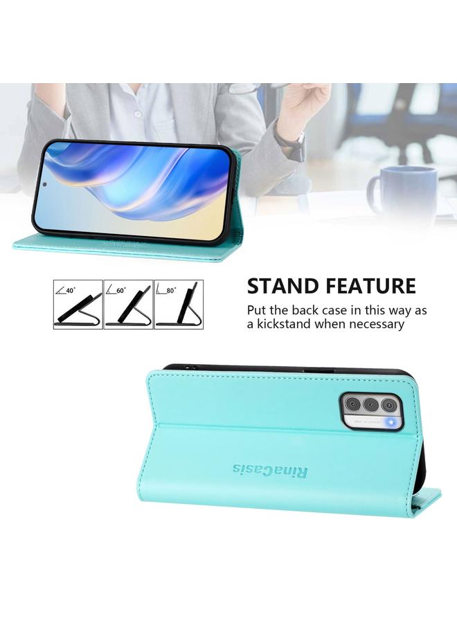 اس-توب جراب هاتف Nokia G42 / G310 RC01 من الجلد ثنائي الطي مع خاصية الشفط المغناطيسي بتقنية RFID - Image 4