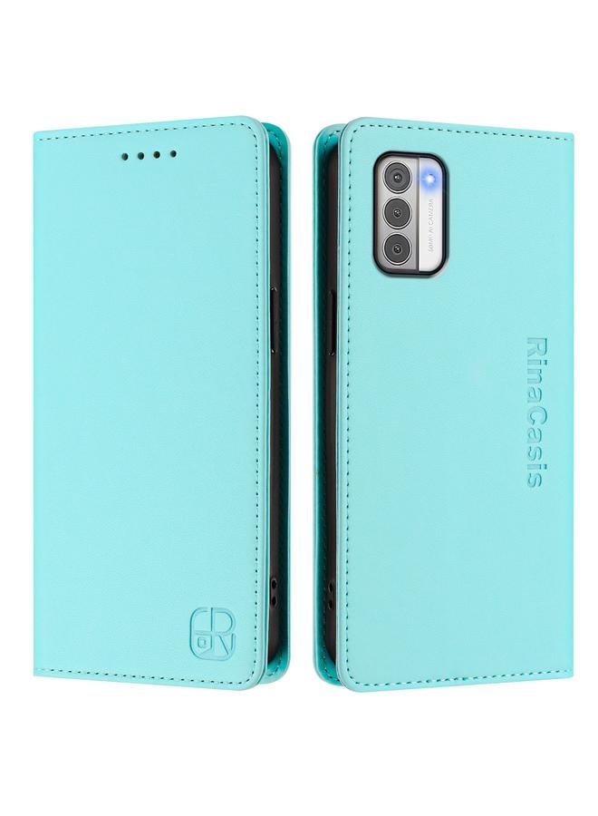 اس-توب جراب هاتف Nokia G42 / G310 RC01 من الجلد ثنائي الطي مع خاصية الشفط المغناطيسي بتقنية RFID - Image 2