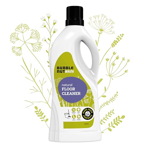 BubbleNut Wash Floor Cleaner- Natural & Organic Liquid Disinfectant, Baby safe, Pet friendly, Insect Repellent, Herbal, pH neutral (1.8 Lits) - Image 1