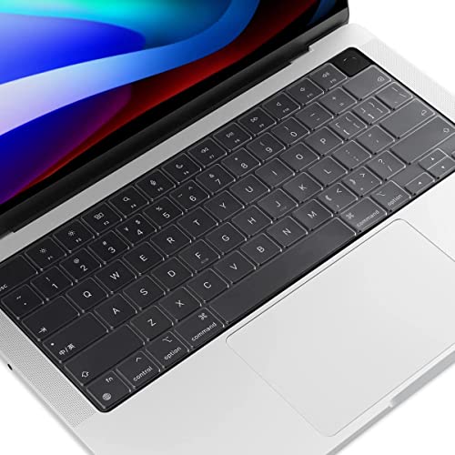 Oaky Keyboard Cover for 2024-2021 MacBook Air 13.6 inch M2 M3 Chip and MacBook Air 15.3 inch 2024-2021 M3 M2 [Model A3113 A2681 A3114 A2941] Dust-Proof Keyboard Skin Protector - Silicon Clear - Image 1