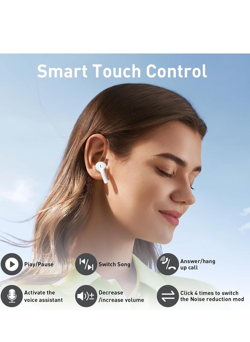 VEN-DENS Wireless Earbuds, Bluetooth In-Ear Earphones, ANC Noise Cancelling, HiFi Stereo, 20 Hours Playtime, Touch Screen Control, - Image 5