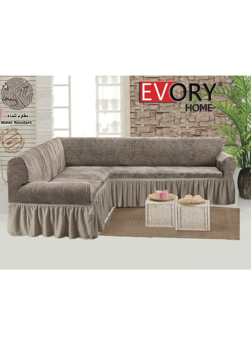 EVORY HOME Sofa Covers Waterproof L Shape 5.5 Meter Water Resistant  - Image 1