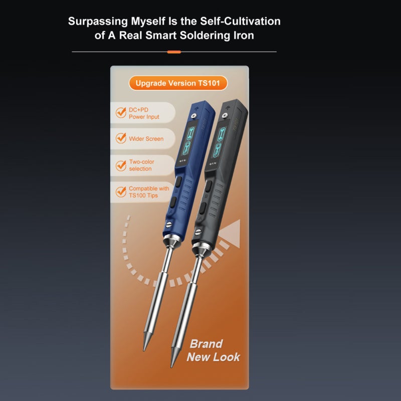 Miniware Intelligent Soldering Station Portable Soldering Iron Two Power Supplying Mode 50-400 ℃ Temperature Regulation Dynamic Detection DC9-24V Wide Voltage Soldering Iron - Image 3