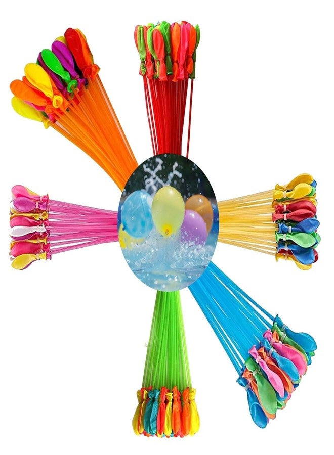 جو هوكد مجموعة بالونات مائية سريعة التعبئة من جو هوكد، 6 قطع | بالونات مائية سحرية متعددة الألوان ذاتية الإغلاق للأطفال والكبار | بالونات رش سريعة التعبئة للحفلات والمهرجانات والمرح في الهواء الطلق (222 قطعة، متعددة الألوان) - Image 1