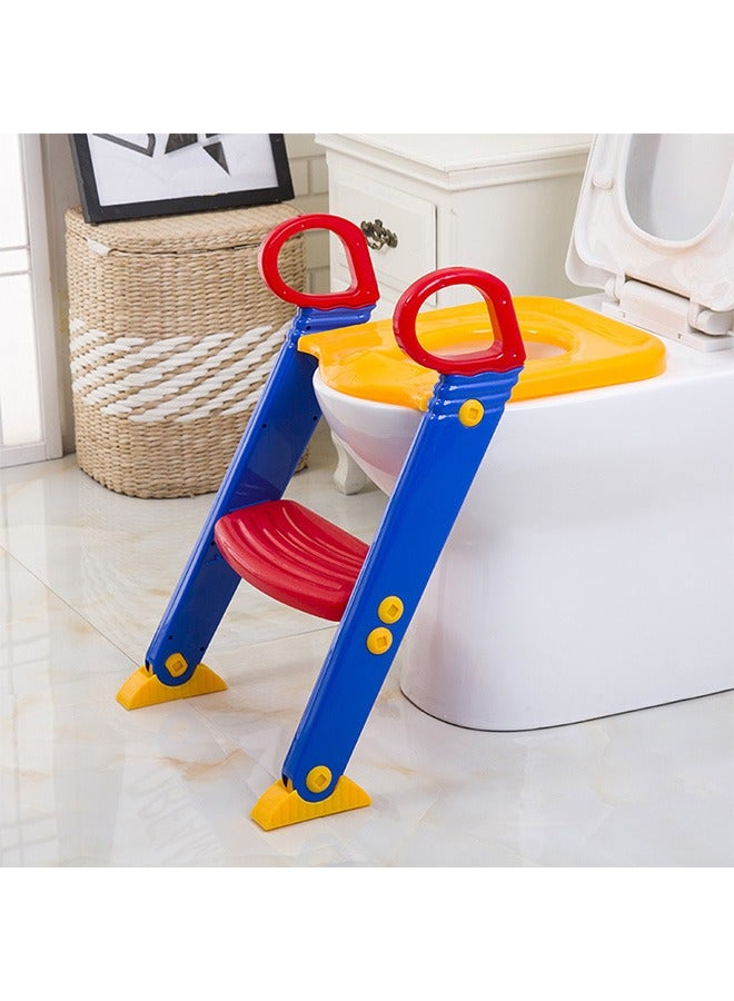 Kid's toilet ladder Portable Folding Trainer  Training Ladder Chair For Children - Image 1