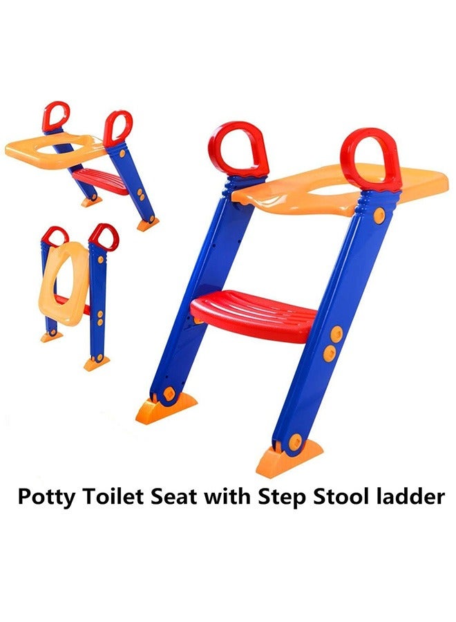 Kid's toilet ladder Portable Folding Trainer  Training Ladder Chair For Children - Image 3