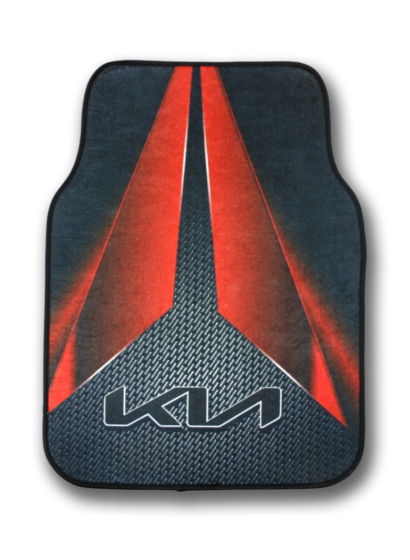 طقم دواسات سيارة 5 قطع متوافقة مع جميع سيارات تصميم مانع للانزلاق لحماية أرضية السيارة من الأتربة والطين والمياه والانسكابات مصنوعة من خامات متينة سهلة التنظيف مناسبة للاستخدام اليومي تشمل الأمام والخلف والقطعة الوسطى ملائمة لسيارات كيا السيدان والـ SUV والهاتشباك اكسسوارات داخلية عملية - Image 3