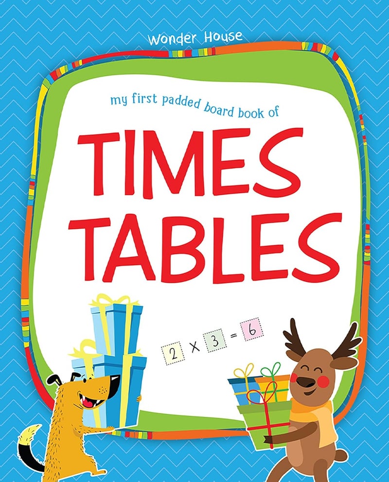 Wonder House Books My First Padded Board of Times Table : Multiplication Tables From 1 - 20