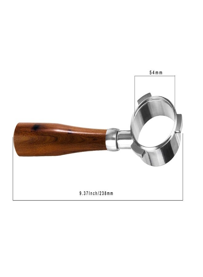 GeeAnkok Premium 54mm Naked Bottomless Portafilter, Compatible with Breville Barista BES 870/878/880 Replacement Breville Bottomless Portafilter, Not Include Filter Basket - Image 4