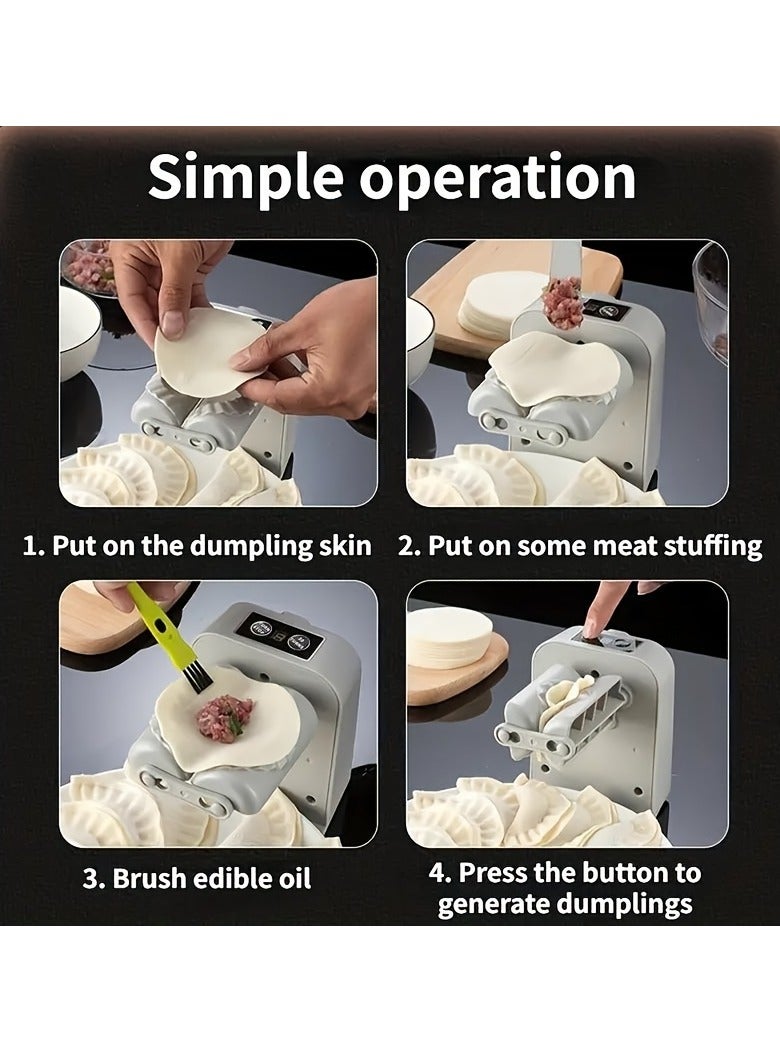 Electric Dumpling Maker, 2023 New Rechargeable Automatic Dumpling Making Machine, Home Electric Dumpling Making Machine Mold, Can Make 1500 Dumplings When Fully Charged, Small Appliances, Kitcehn Ac - Image 5