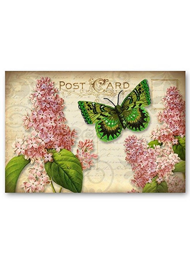 Postcard Fair Victorian Flowers Postcard Set Of 20 Postcards. Artistic Flower In A Vintage Style Post Card Variety Pack. Made In Usa. - Image 4