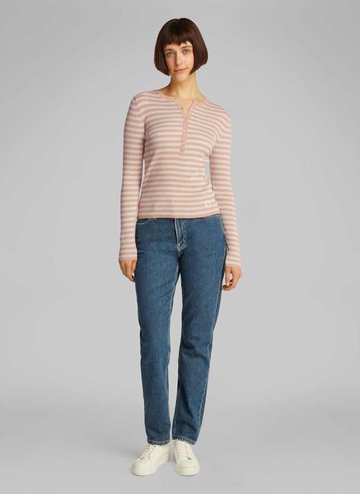 Calvin Klein Jeans Stripe Knitted Sweater  - Image 4