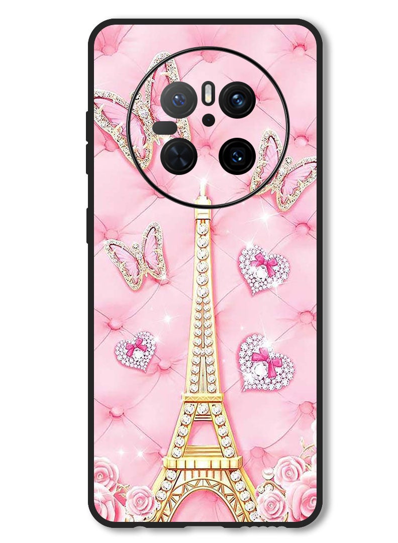 Theodor Case Compatible with Huawei Mate 70 Protection Shockproof Bumper Cover Eiffel Tower (2) - Image 1