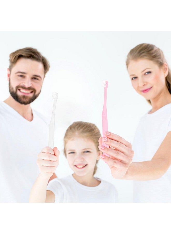 WLLHYF End Tuft Toothbrush, 4PCS Nylon Soft Bristle Tiny Small Tooth Brush, Hard to Reach Areas Dental Detail Cleaning for Adults-Around Crowns Bridges Implants - Image 5