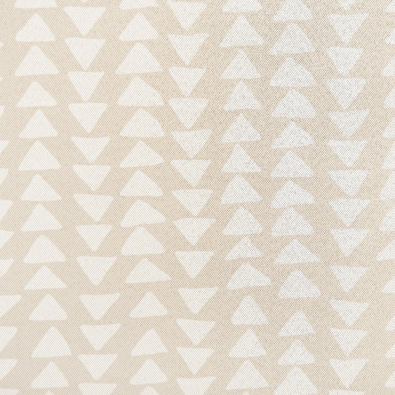 Eclipse Naya Geometric Thermaweave Blackout Rod Pocket 37"" x 63"" Curtain Panel in Linen - Image 4