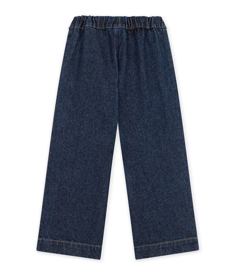بيتي باتو Children's Wide-Leg Denim Trousers