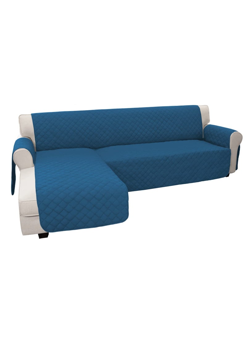Easy-Going EasyGoing Sofa Slipcover L Shape Sofa Cover Sectional Couch Cover Furniture Protector Mat for Pets Dog Cat LargePeacock BluePeacock Blue 