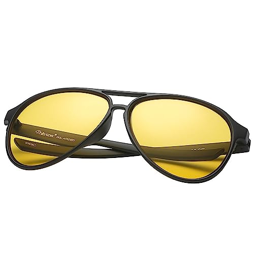 PolarSpex Aviator Sunglasses for Men & Women - Bendable and Polarized Retro Sunglasses - Fashionable Men Shades - Image 4