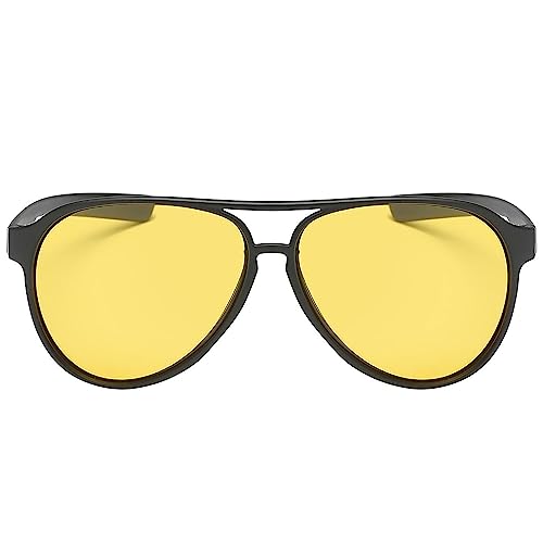 PolarSpex Aviator Sunglasses for Men & Women - Bendable and Polarized Retro Sunglasses - Fashionable Men Shades - Image 1