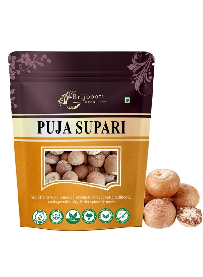 Brijbooti Puja Supari Sabut Areca Betel Nut, 50g - Image 1