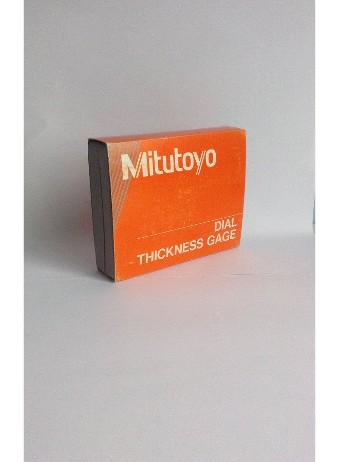Mitutoyo Mitutoyo 7301 Dial Thickness Gage, Flat Anvil, Standard Type, 0-10mm Range, 0.01mm Graduation, +/-15 micrometer Accuracy  - Image 2
