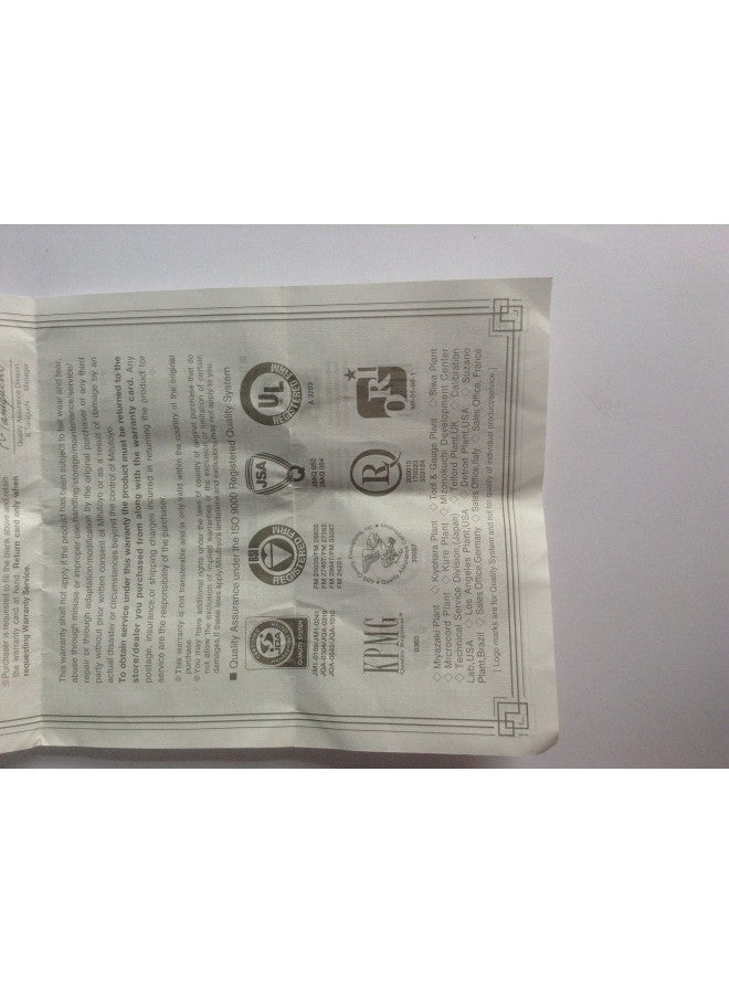 Mitutoyo Mitutoyo 7301 Dial Thickness Gage, Flat Anvil, Standard Type, 0-10mm Range, 0.01mm Graduation, +/-15 micrometer Accuracy  - Image 4